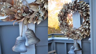 Новогодний декор из сухих листьев / DIY TSVORIC