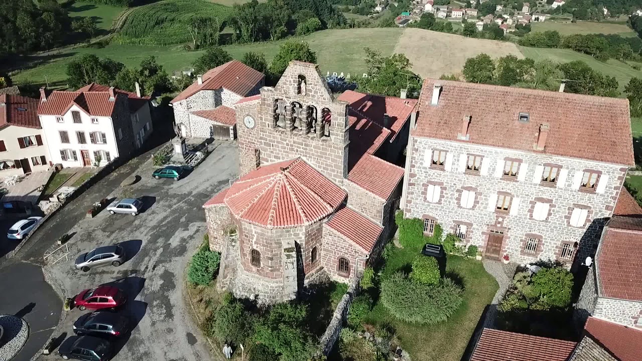 Gorges sauvages de l'Allier : Alleyras et l'église clunisienne Saint-Martin (Haute-Loire)