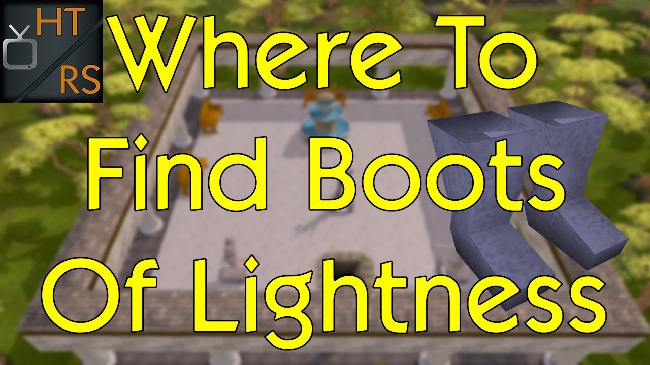 Opgive Udvej i stedet Runescape 3: Where To Find Boots Of Lightness P2P - YouTube