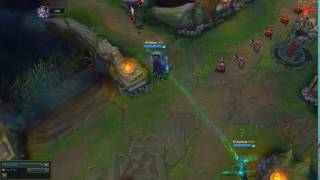 League of Legends: AMAZING THRESH FLASH HOOK PREDICTION. (MAD LIFE)