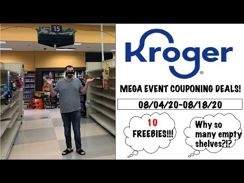 10 FREEBIES AT KROGER!/MEGA EVENT COUPONING DEALS — 08/05/20-08/18/20