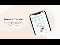 Mixbook Tutorial | How to Create Mixbook Projects on Your Phone