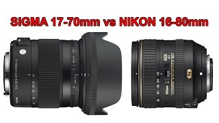 Nikon 16-80mm vs Sigma 17-70mm: Which Lens is Better? - YouTube