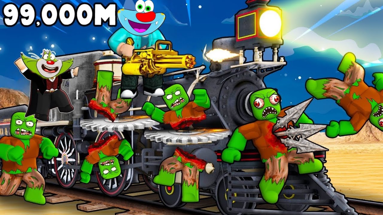 Zombie Rails Roblox KILLED ALL ZOMBIE'S IN DEAD RAILS ROBLOX |With ATTRACT OGGY - YouTube