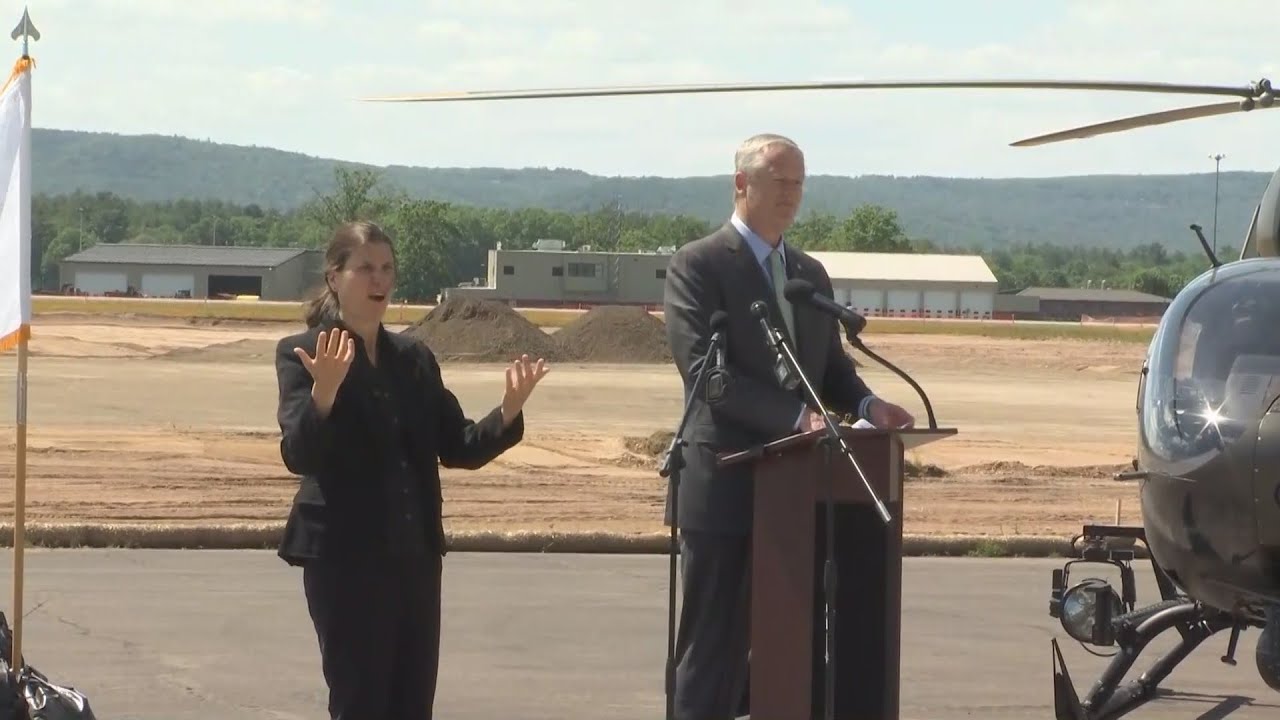 New taxiway at Westfield-Barnes Regional Airport