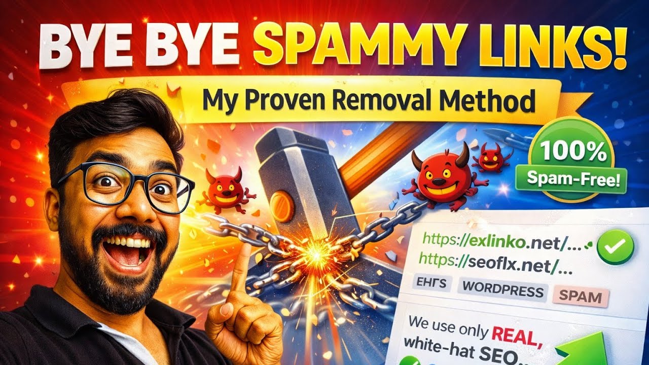 How I Removed Toxic Backlinks & Dropped Spam Score to Safe Level | 100% Practical 🔥