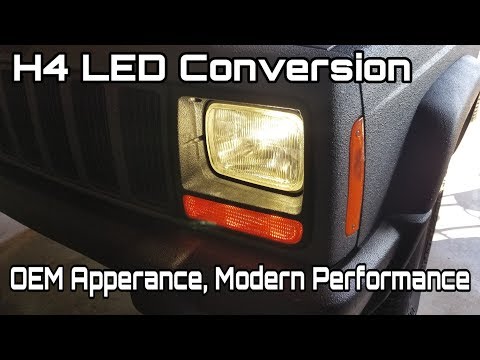 Cherokee XJ H4 LED Headlight Upgrade