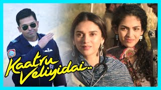 Kaatru Veliyidai Tamil Movie Karthi Takes Aditi On Jet Karthi Aditi Rao Hydari