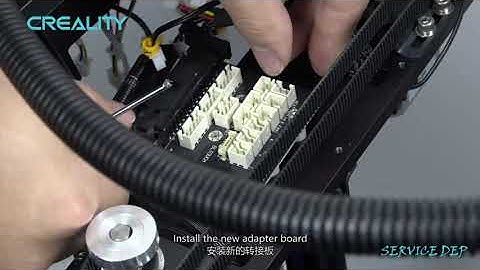 Service tutorial Ender 7 the adapter board replacement