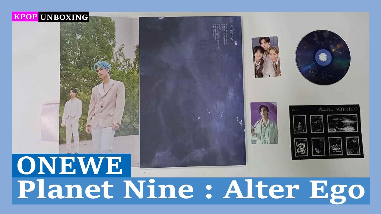 Unboxing ONEWE [Planet Nine : Alter Ego] 원위 1st mini album Kpop