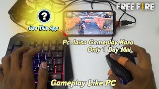 Gameplay Like PC Use A New Trick Keyboard Mouse On Mobile FF / Free Fire Gameplay Keyboard mouse screenshot 1