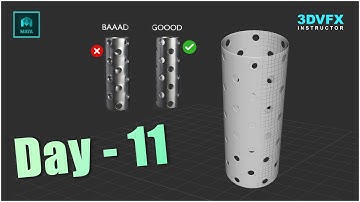 The Importance of Topology in 3D Maya: A Beginner’s Guide Day 11