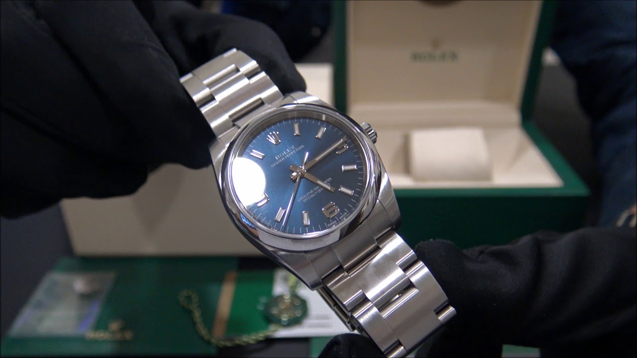 rolex 114200 blue