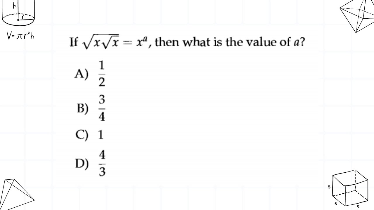Math Rut Series Bài Tập MATH: Rút gọn mũ và căn - YouTube
