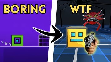 I made 3d geometry dash with a GUN