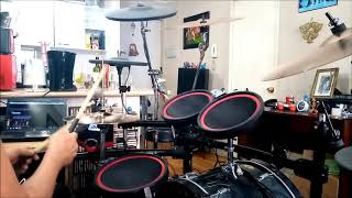 WANG CHUNG -"dance hall days" - drum cover electronic drums
