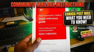 CANADA POST COMMUNITY MAILBOX INSTRUCTIONS / DEMNOSTRATION ( OCT 2026 )