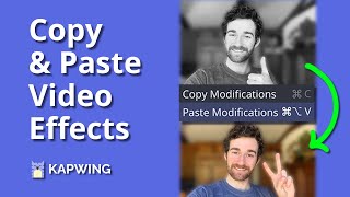 How To Copy And Paste Video Effects In Kapwing
