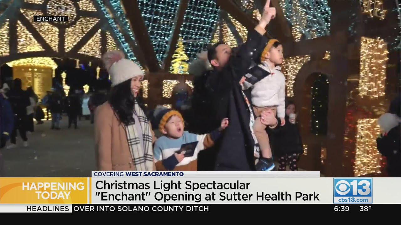 Enchant light spectacular opening Friday at Sutter Health Park