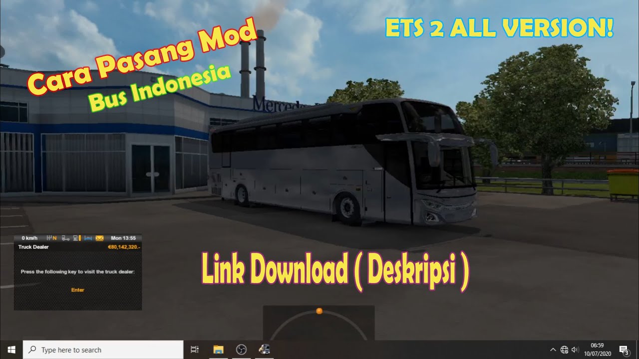 Cara Pasang ( Mod ) Bus Indonesia Di ETS2 ( Link Deskripsi