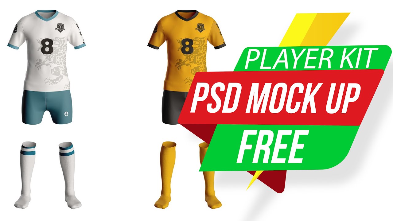 Download Football Kit T Shirt Mockup Psd Template Editable File Download Free Youtube