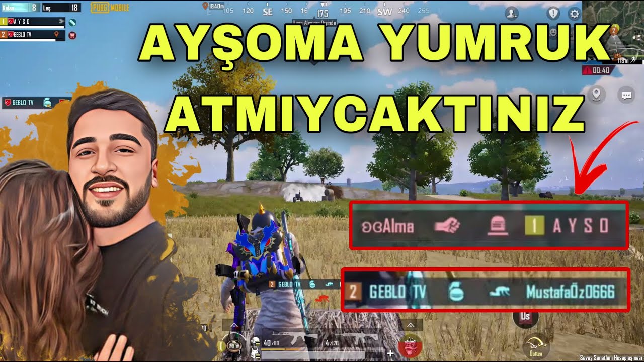 AYŞOMA YUMRUK ATTILAR ÇILGINA DÖNDÜM! (1 BOMBAYA 4 KİLL ALDIK)
