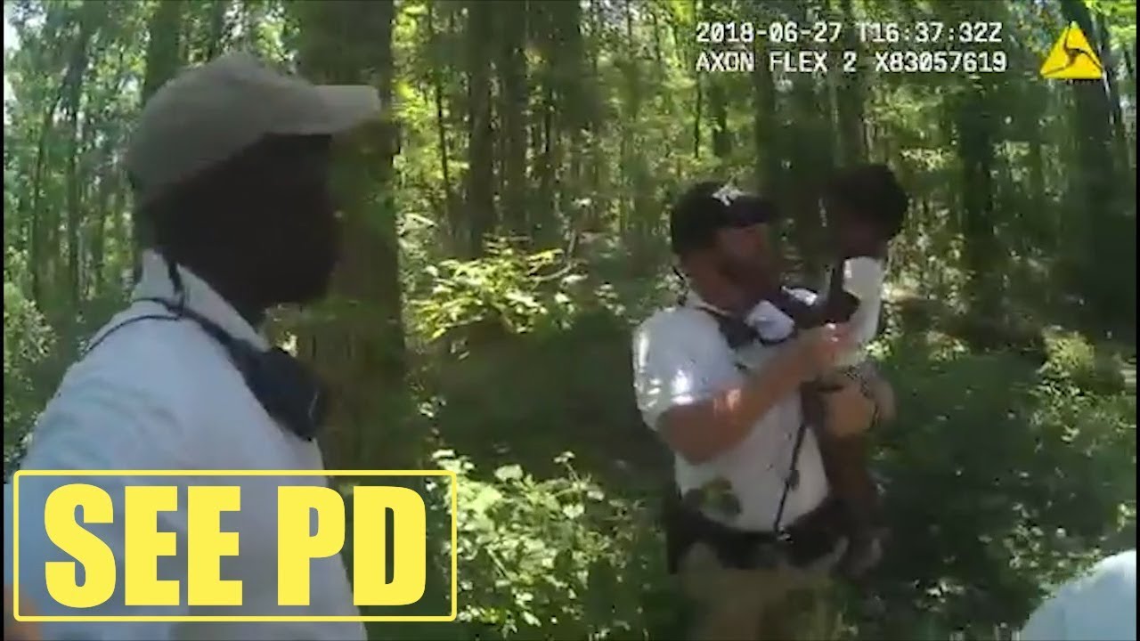 Dramatic Moment Police Officers Find Missing Toddler in the Woods ...