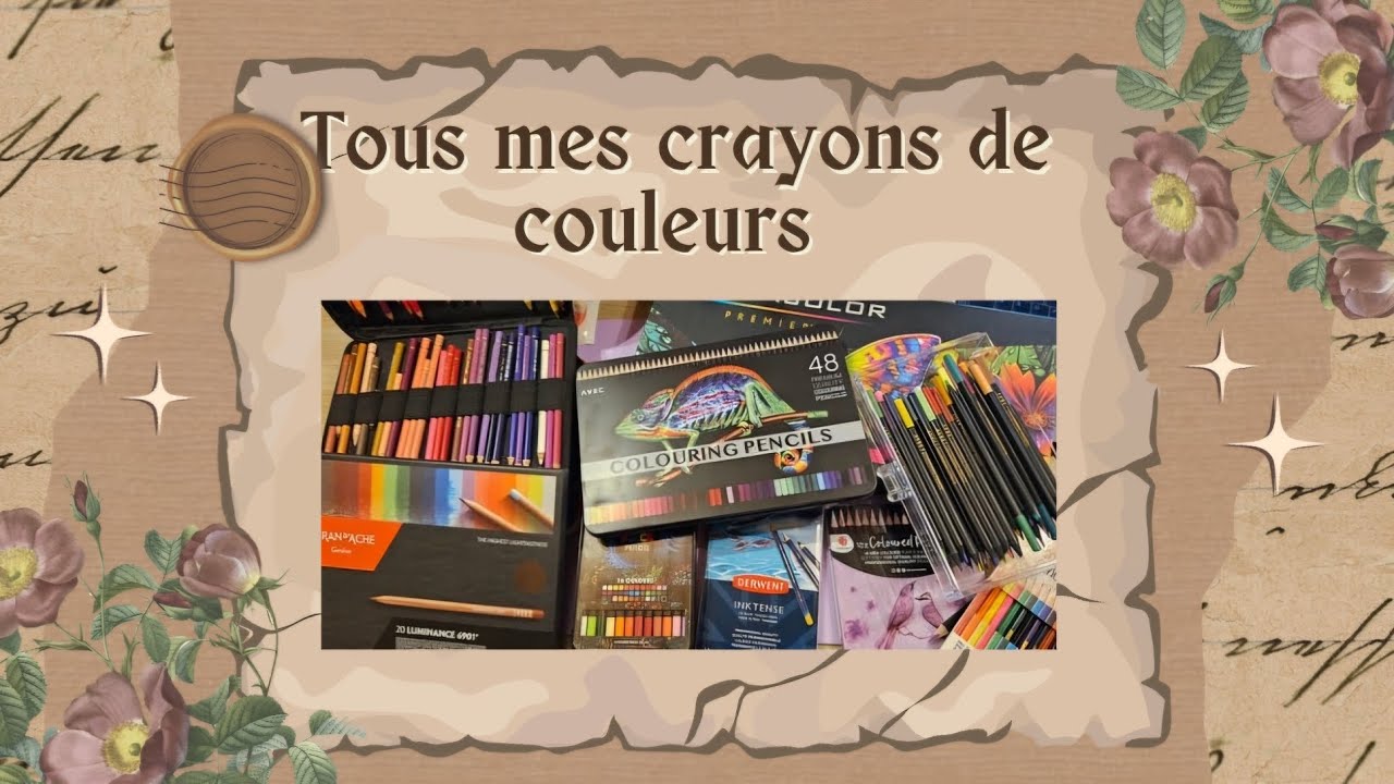 🖍Tous mes crayons de couleurs🖍
