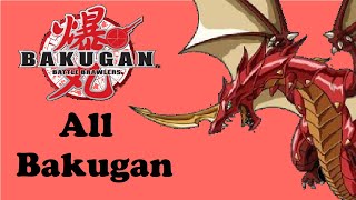 Bakugan Battle Brawlers (Video Game): All Available Bakugan