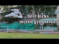 Best kicks and mixed gymnastics  ss karate  jka karate  nalgonda karate