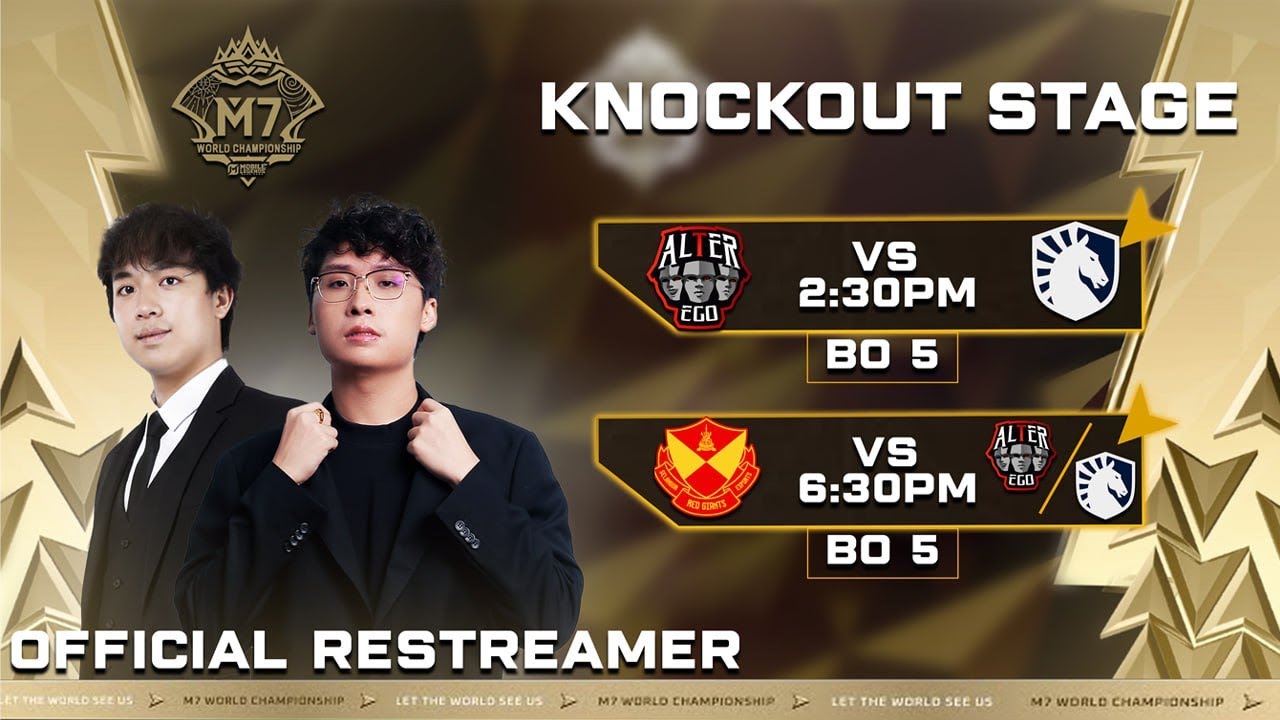 [ Official Restream ] M7 - KNOCKOUT STAGE DAY 5| Duo Analysis Kid & Naomi