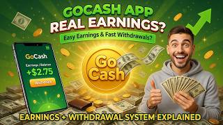 GoCash App Review | Earnings Display & Withdrawal System Explained screenshot 3