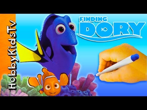 surprises ideas for boyfriend Decorate Dory! Markers on Vinyl Blank w/ HobbySis. Finding Dory and Nemo Arts N Crafts HobbyKidsTV