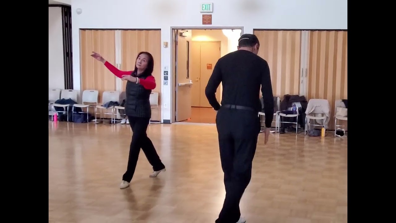 Andy & Virginia Viennese Waltz Dance Lesson at Sunnyvale Senior Center, Tuesday February 10, 2026