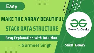 Famous Make the Array Beautiful || POTD || Problem of the Day || GFG || 8 April '23 || Easy Problem Net Worth