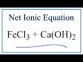 Balancing Ionic Equations and Electrolytes
