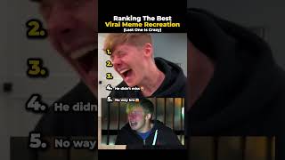 Ranking The Best Viral Memes Recreation (part 6)