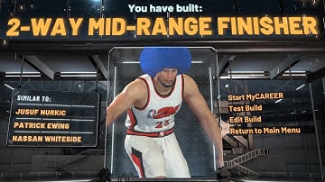 HOW to MAKE the BEST 2-WAY MID-RANGE FINISHER in NBA 2K20