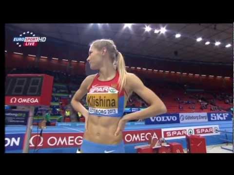 Darya Klishina Дарья Клишина 2013 5v  European Indoor qualifications March 1st