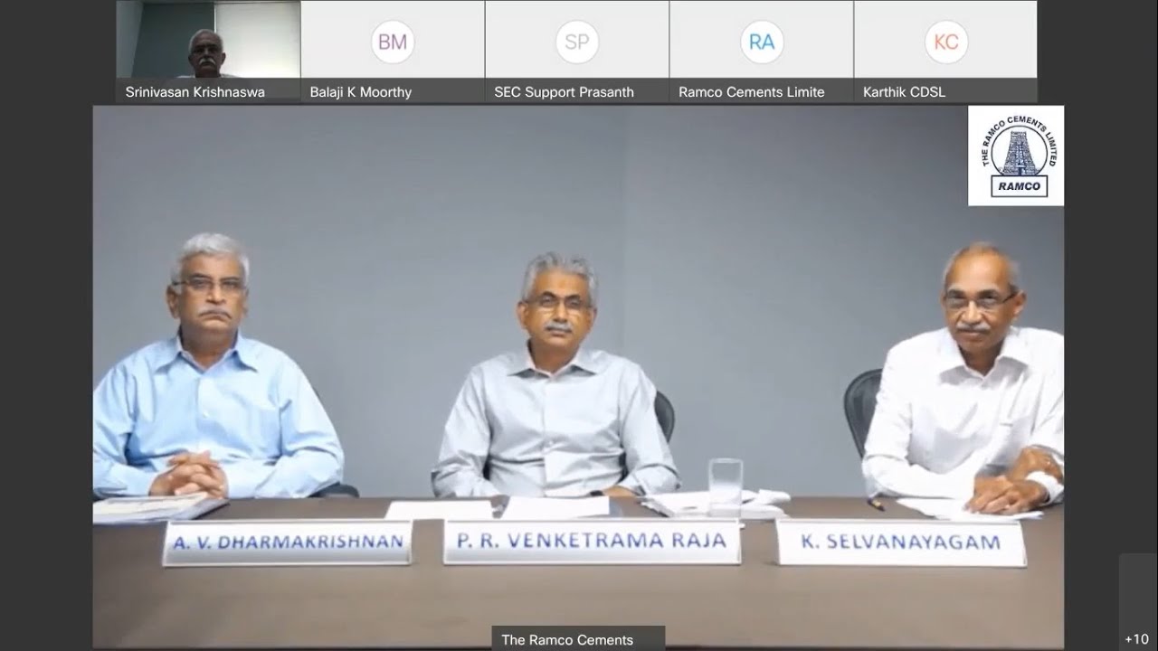 63rd Annual General Meeting of The Ramco Cements Limited