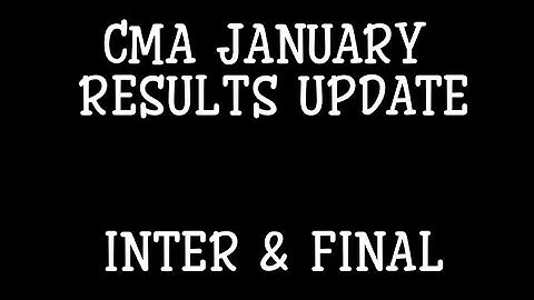 CMA January 2021 Results Update