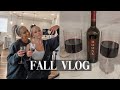 FALL VLOG- Trader Joes Haul & Decorate With Us