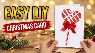 Easy Christmas Greeting card 🎁 | Easy Craft ideas for beginners | Christmas gift idea | Craft ideas