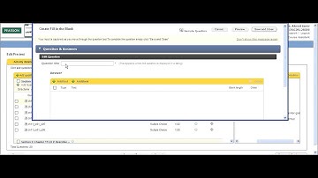 Changing the question type in study plans from multiple choice to short answer