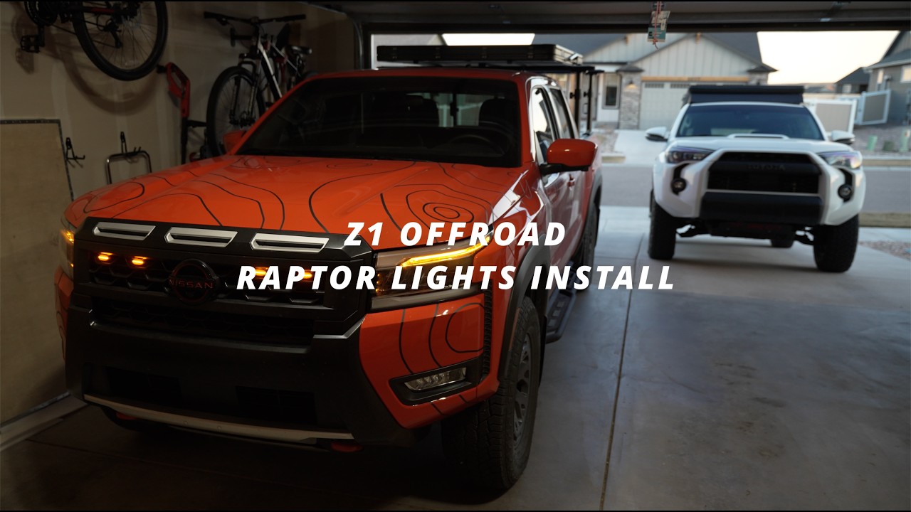 2025 Nissan Frontier Raptor Lights Install | Z1 Off-Road - YouTube