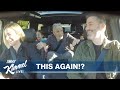 Jon stewart surprises jimmy kimmels kids on the drive to school