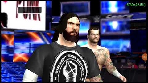 CM Punk Textures & 32 Caw Layers Cheat Folder For WWE 2K19 Gamernafz V2.0/1.49 & SvR 2011 For PPSSPP