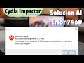 Solucion: provision.cpp:81 ios/submitDevelopmentCSR=7460 | Cydia Impactor | LimonTouch