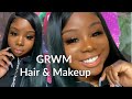 Super Cute Without doing Too Much ! | Hair & Makeup Grwm # DsoarHair