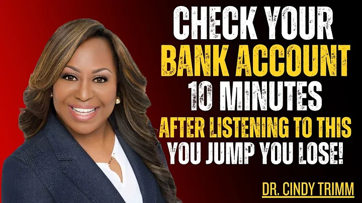 You Will Attract A Financial Miracle Just By Hearing This Prayer 1 Time | Dr. Cindy Trimm